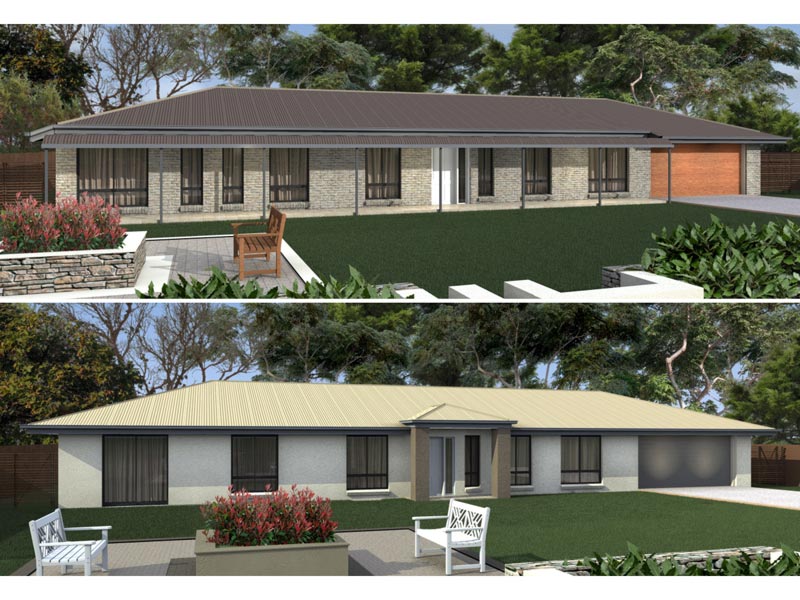 BR4206 — 4 bedroom home elevation by Dixon Homes