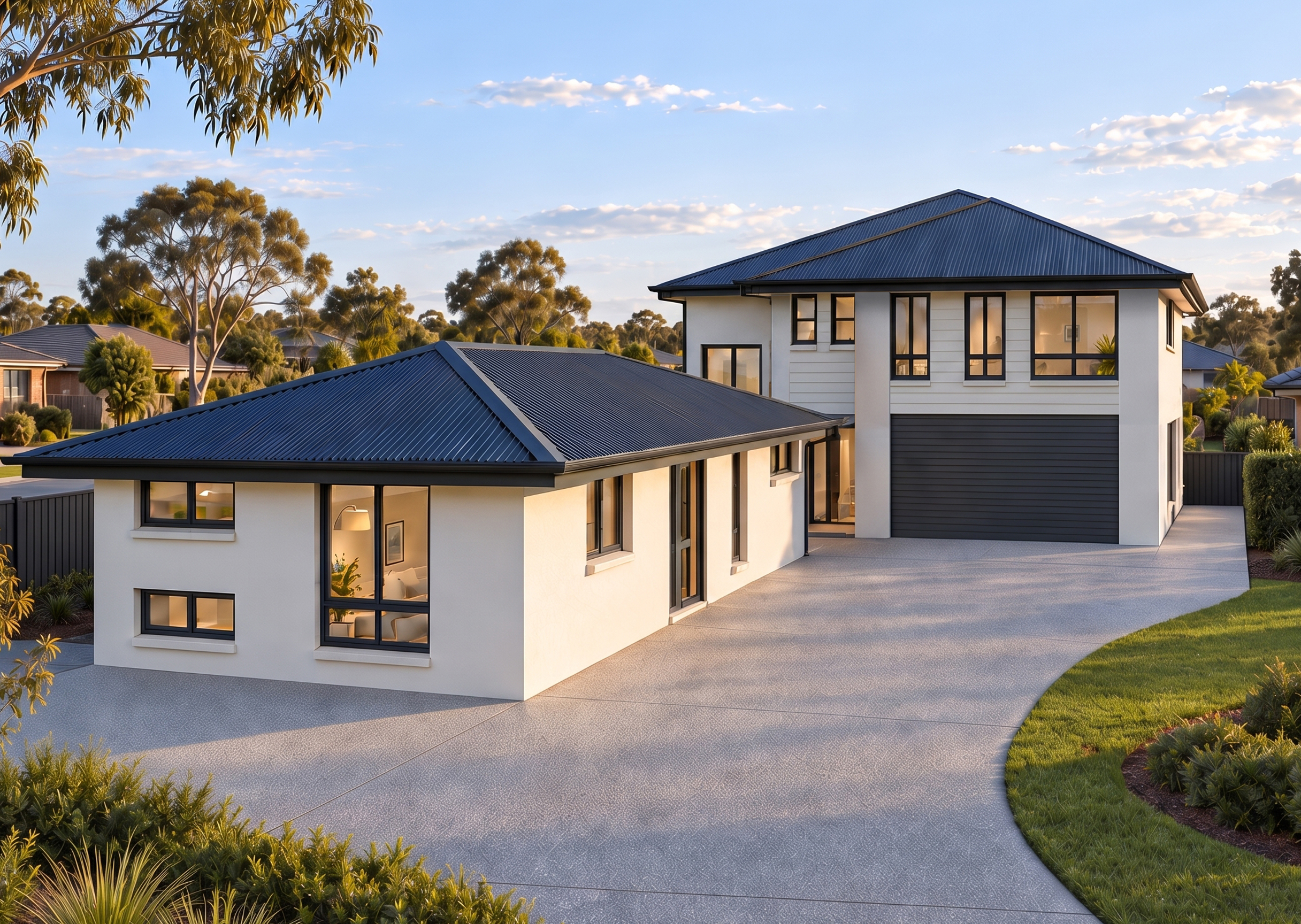 BTR0119 — 7 bedroom home elevation by Dixon Homes