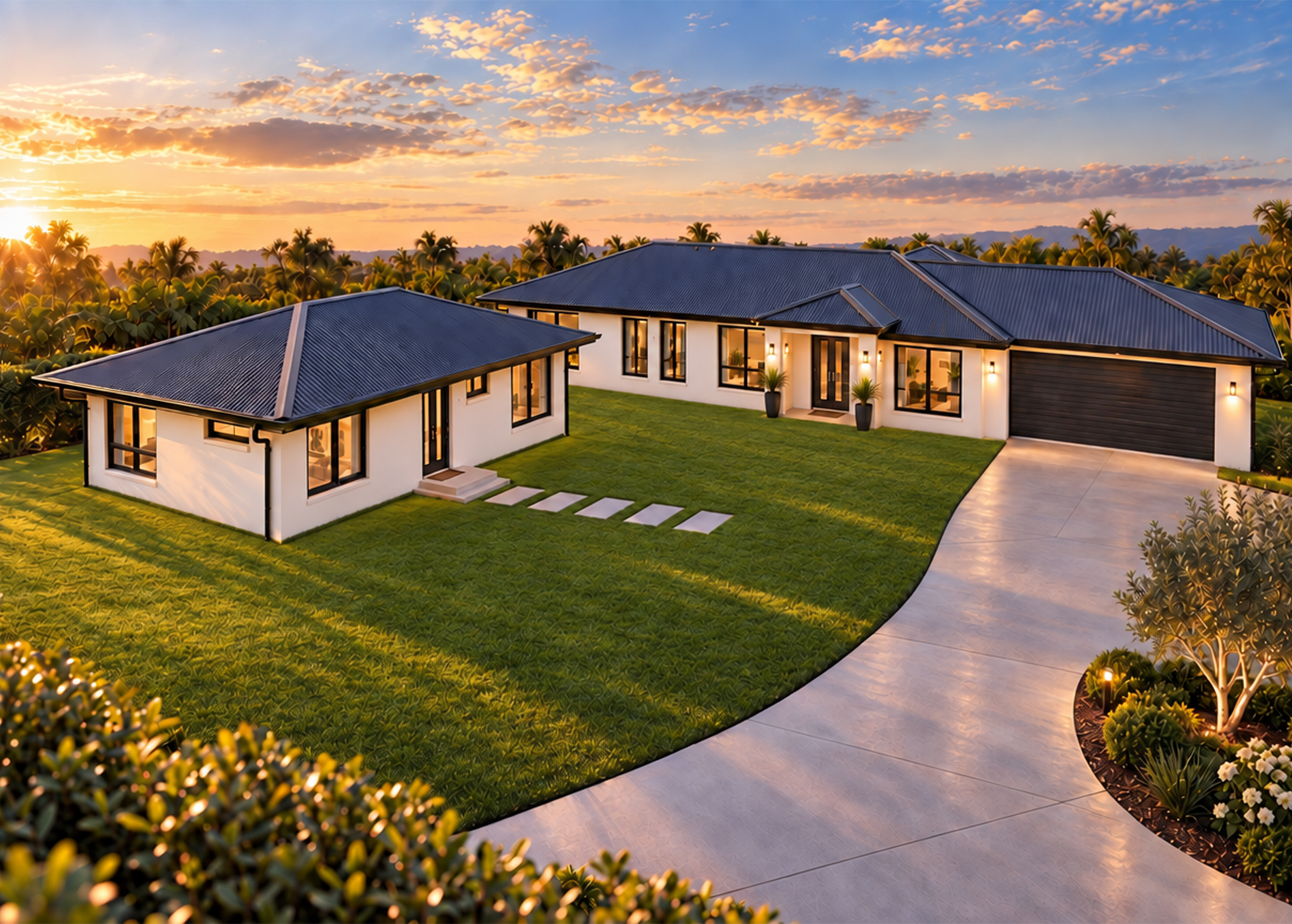 BTR0120 — 6 bedroom home elevation by Dixon Homes